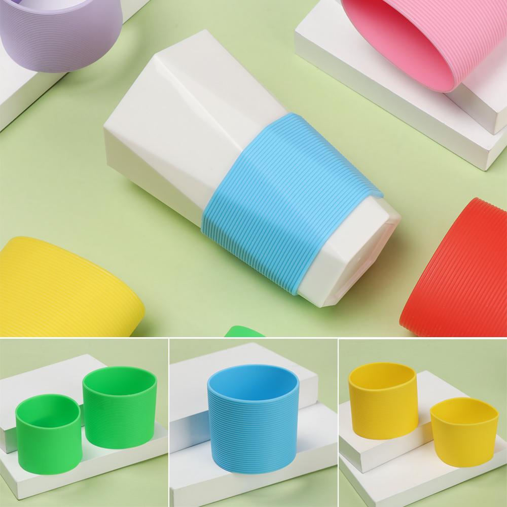 Tool Durable Non-Slip Bottle Sleeves Silicone Cup Sleeve Insulation Cup Cover Water Cup Coasters