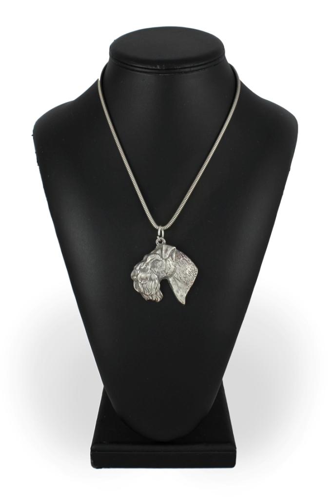 Kerry Blue Terrier, Irish Blue Terrier I - Dog necklace, unique jewellery for the dog fan, unique adder pendant by Art-Dog brand