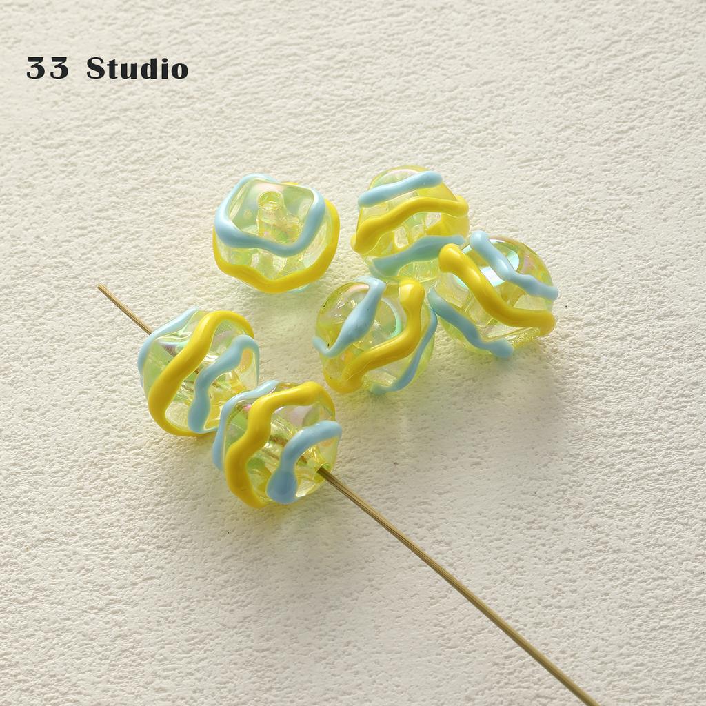 Тяжелая специальная дрель, бусины с ручной росписью, аксессуары «сделай сам», комплект материалов, цепочка для мобильного телефона, автомобильный кулон, бусины-проставки, браслет