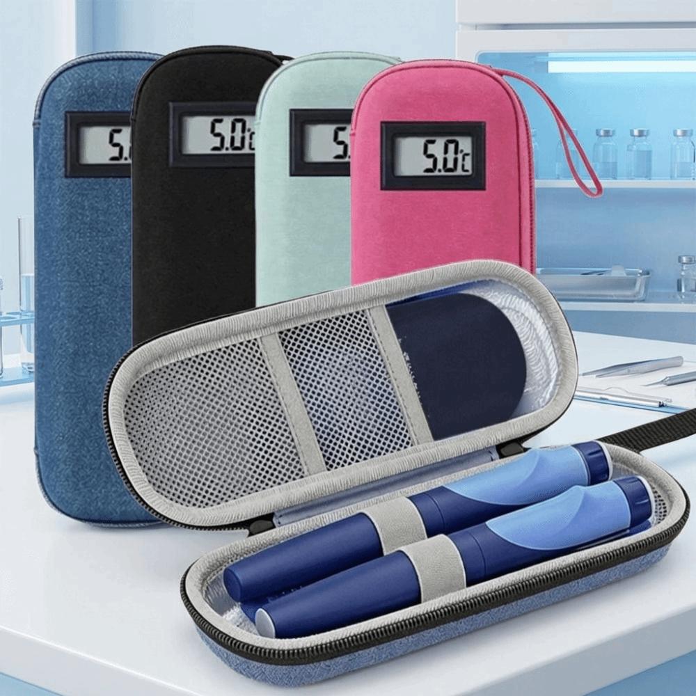 Insulin Vial Protector Insulin Cooler Bag Waterproof Carry-on Pill Protector for Home