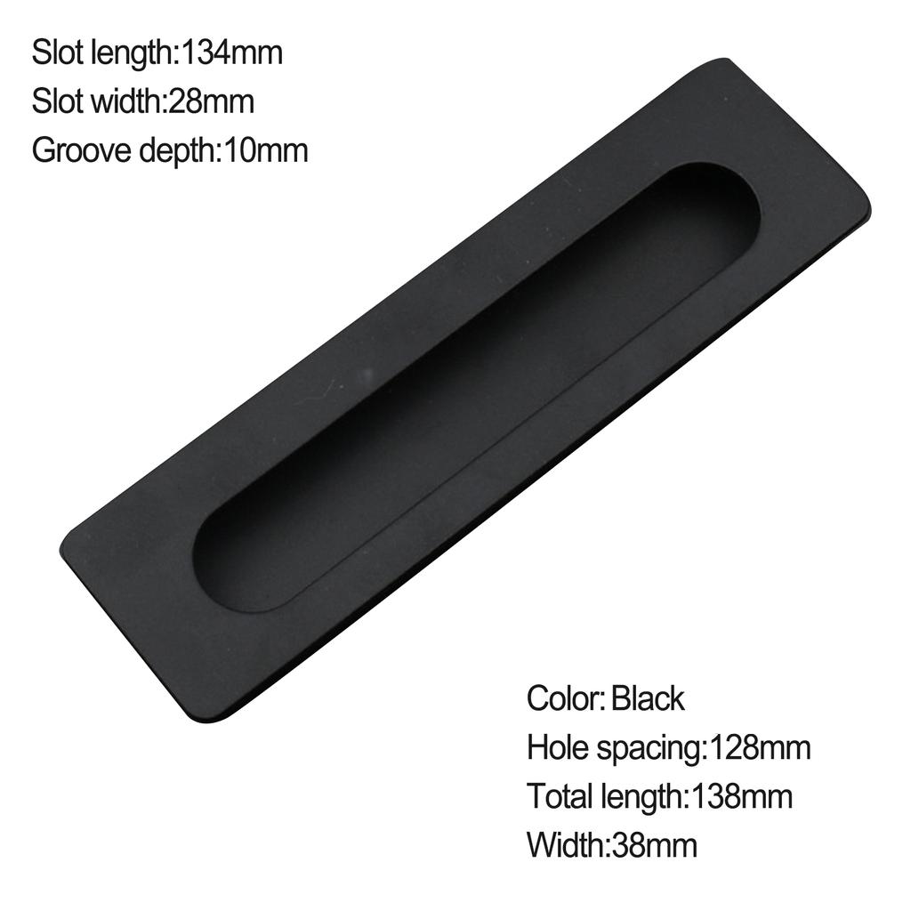 С винтами ручка шкафа цинковый сплав прорезная утопленная ручка 1 шт скрытая ручка удобная для мебели практичная