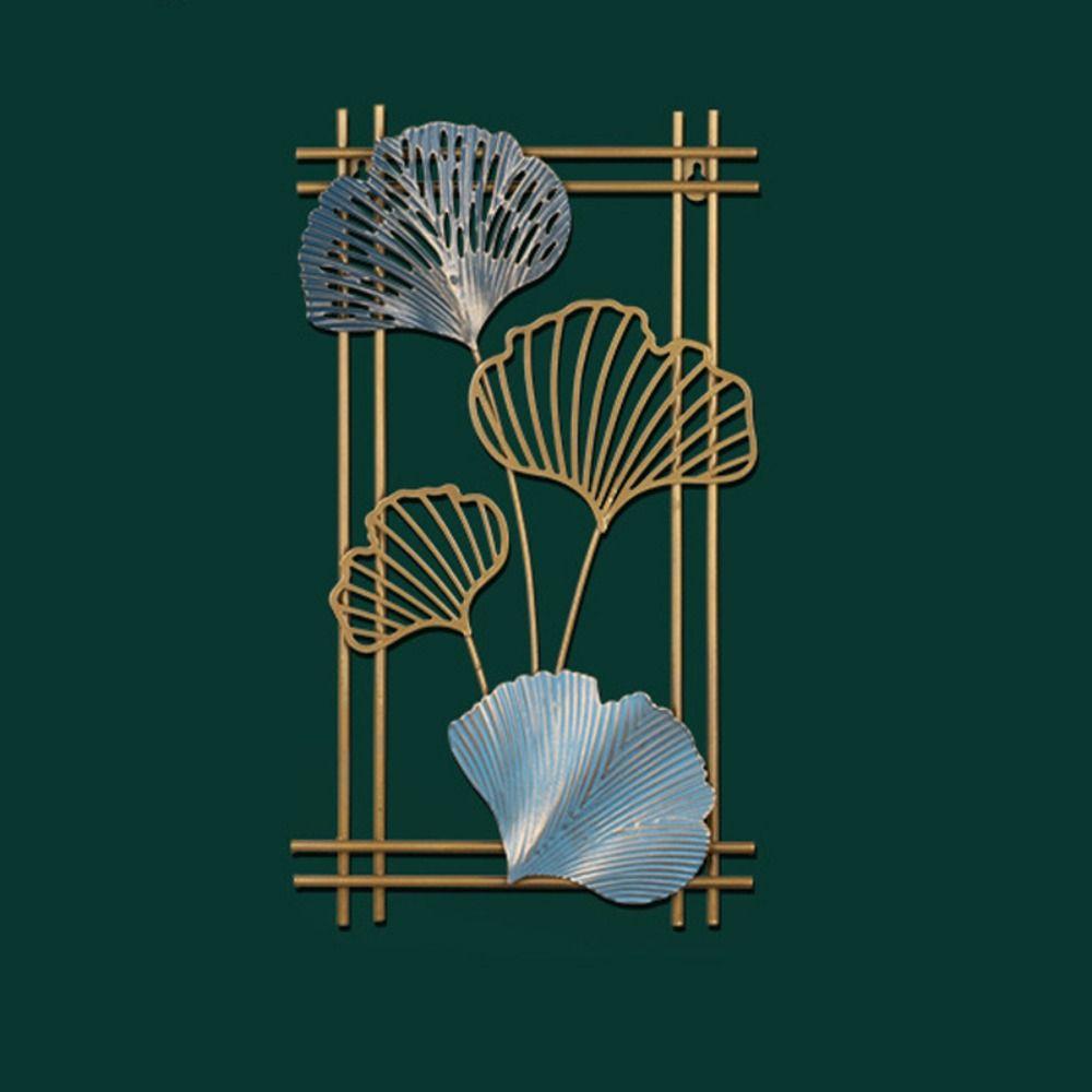 Растения Листья Фон Настенное украшение Прямоугольные Настенные подвесные украшения для офиса