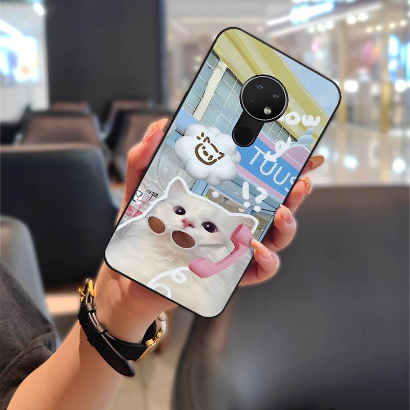 Back Cover Anti-knock Phone Case For Nokia 6.2/7.2 Couple Phone Pouch Protective Cute Full Wrap Fashion Design Durable