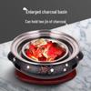 Zhishi Cast Iron Tabletop Charcoal BBQ Grill