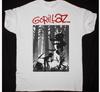 GORILLAZ FOREST NEW WHITE Хлопковая мужская футболка с коротким рукавом S-2345XL