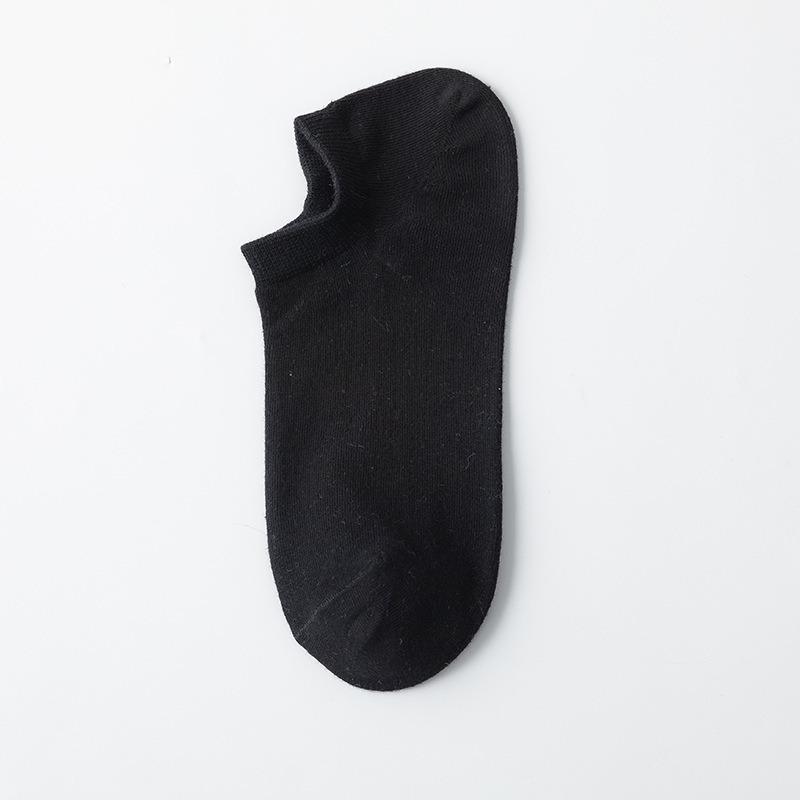 5 пар мужских летних дышащих и впитывающих пот однотонных носков с защитой от падения на пятку