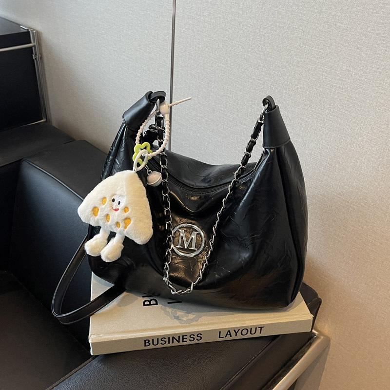 Повседневная сумка женская 2024 новая высококачественная сумка на цепочке через плечо вместительная сумка-мессенджер для поездок на работу