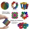 512Pcs 3/5MM Magnetic Ball Toy Stress Relief Kids Adults Educational 3D Modelling Building Assembly Magnet Bead Kit