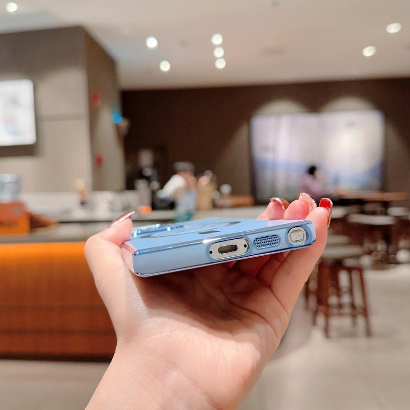 Цветное покрытие с узором «Любовь» Магнитный чехол для Samsung Galaxy и iPhone - Ударопрочный и совместимый с зарядкой