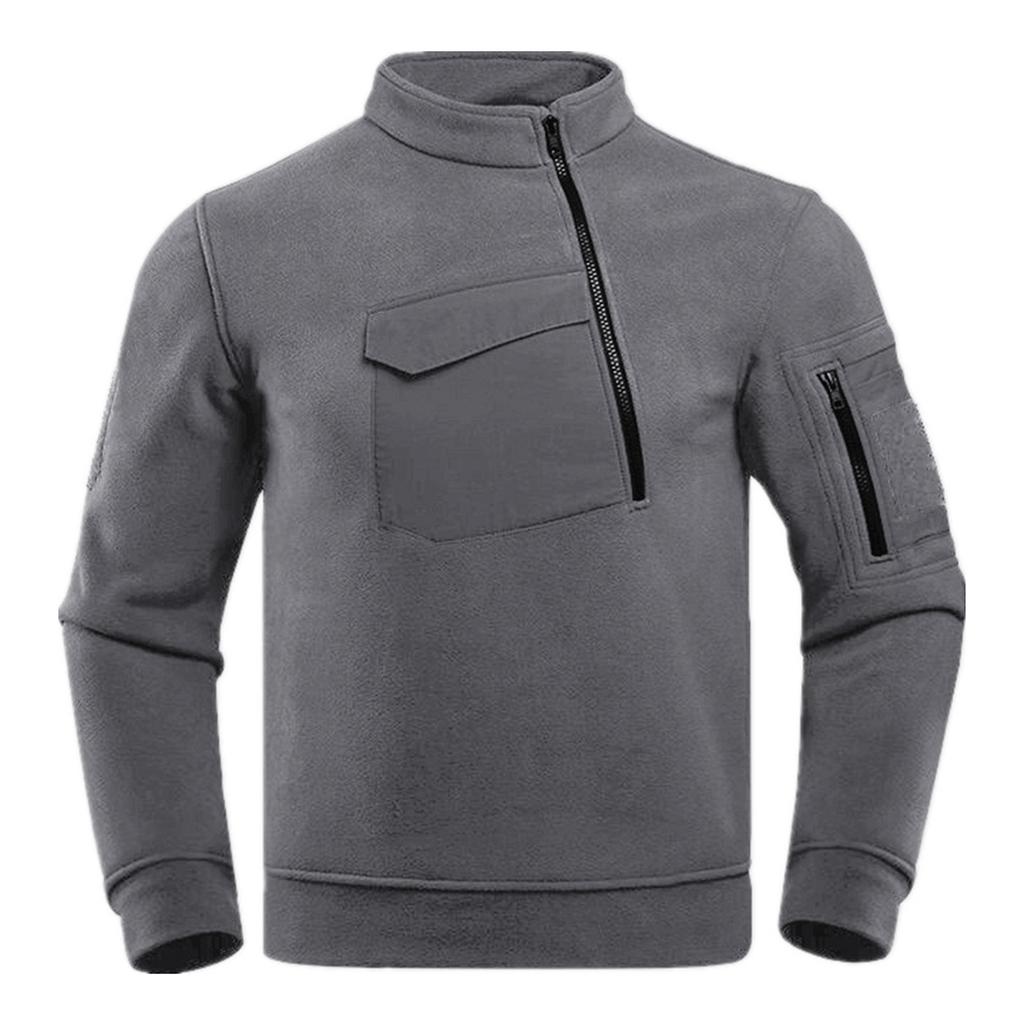 Men's Sweatshirt Loose Solid Color Outdoor Warm Breathable T-Shirt Top