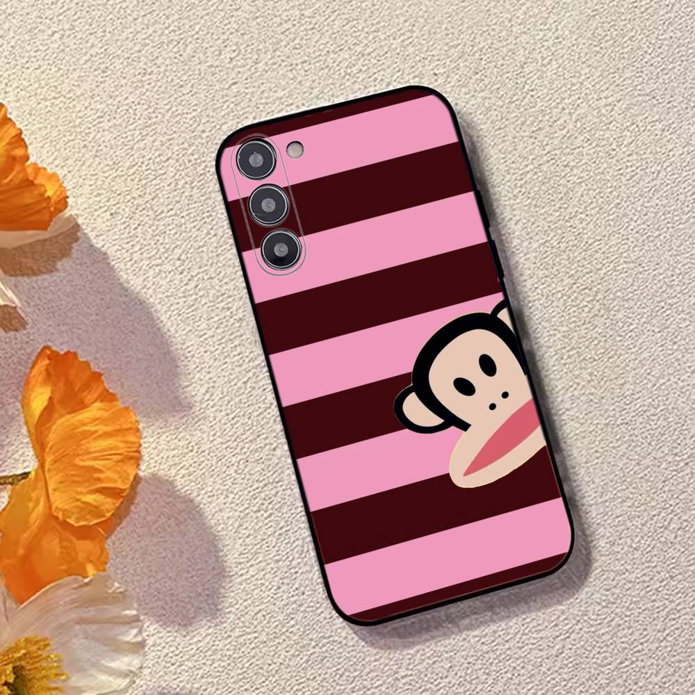 Чехол для телефона P-Paul F-Frank Fashion для Samsung Galaxy A73, A72, A71, A70, A53, A52, A51, Мягкий силиконовый черный чехол