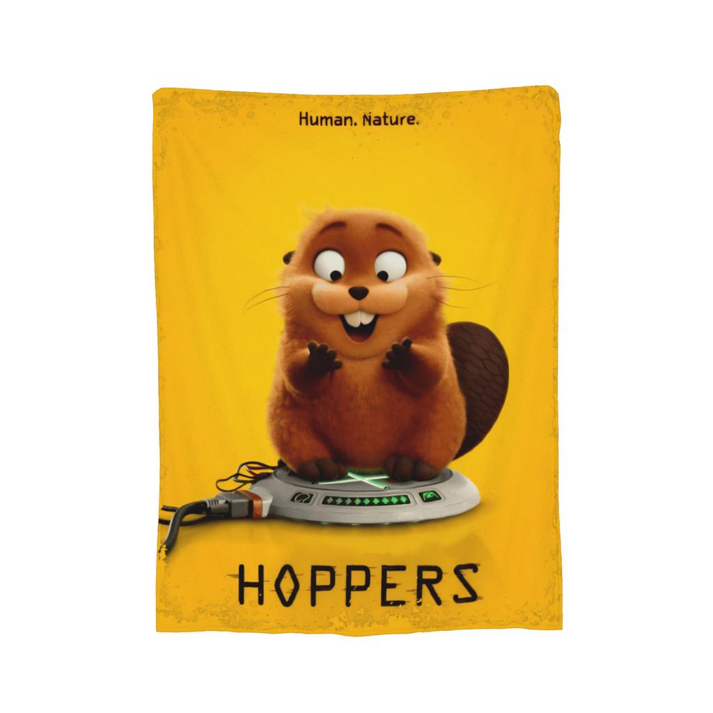 Cartoon Movie Hoppers blanket Cover Flannel Soft Throw blanket for Car Sofa Couch Bedroom Quilt