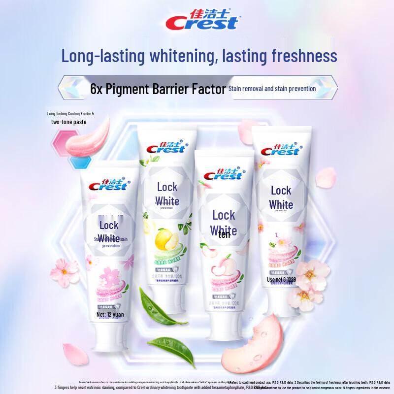 Crest Dual-Color Whitening Toothpaste