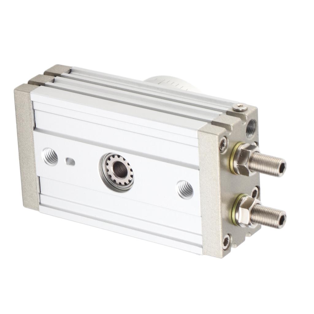 Rotating Pneumatic Cylinder, Light Alloy Steel Double Rack Rod with Roller Bearing Design, 30mm Cylinder for High Temperature Environment, Magneti