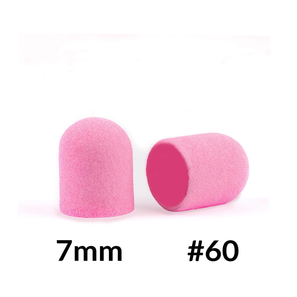Kapturki Do Pedicure 7 Mm Gradacja 60 10 Szt Fabric Podo Allemed Różowy Pink