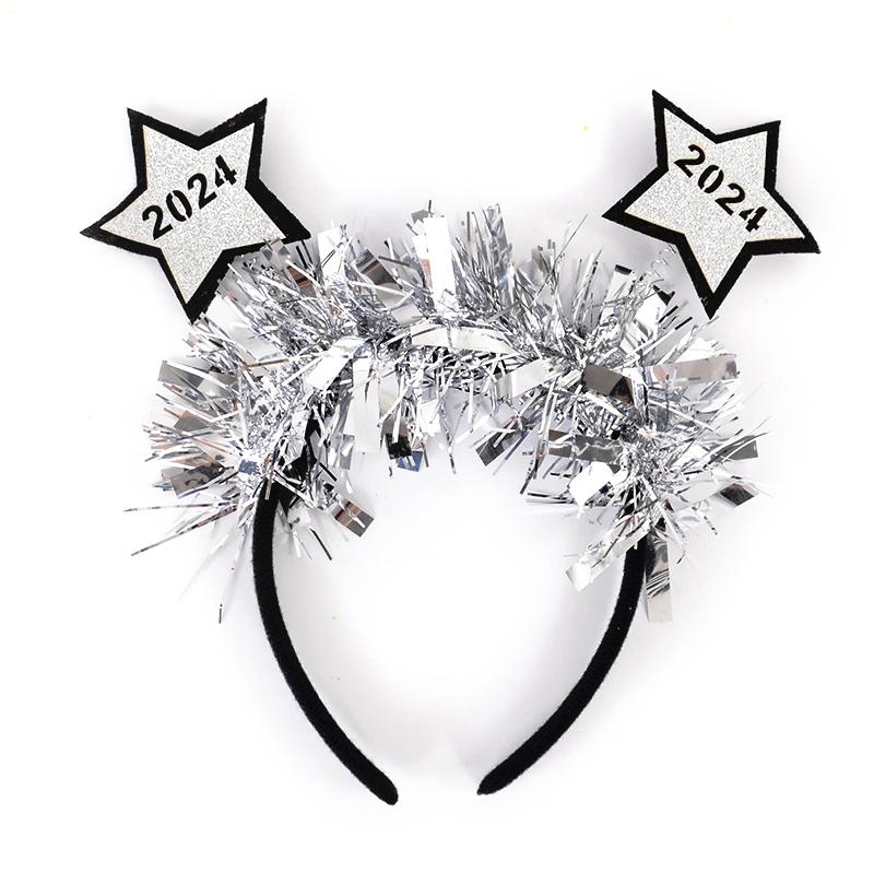 Новый год 2024 Цифровые фольгированные шары С Новым годом Канун Нового года Вечеринка Сувениры Принадлежности Гирлянда Фотобутафория Рождественские украшения Навидад