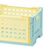 Collapsible Foldable Storage Basket 6 Colors Sundries Storage Bin Plastic Crate Box  Makeup Jewelry