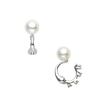 Kuma K10WG Diamond Freshwater Pearl Reversible Earrings KMHE0039 DI [VENDOME AOYAMA] [Kengo + MA,YU] [Kengo Kuma]