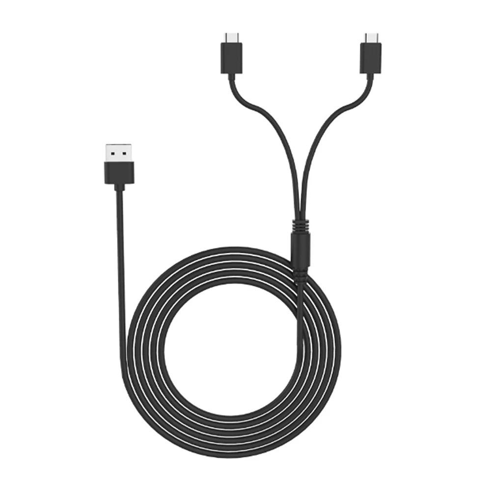Зарядный кабель Type-C 2-в-1, совместимый для игровых консолей PS5/XSX/Switch, контроллера. Игровой контроллер, зарядный кабель 2 в 1.