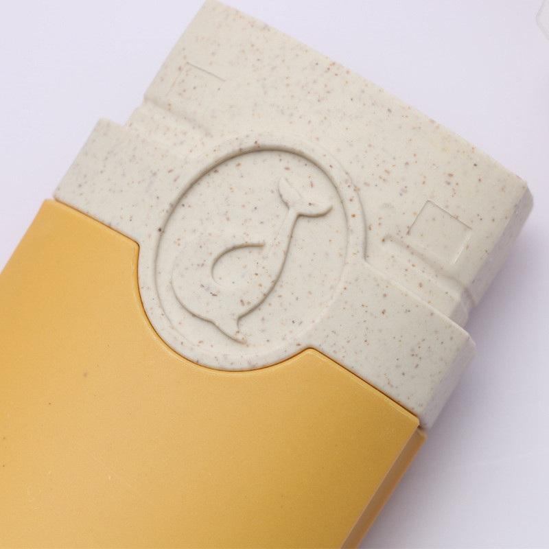 Многоразовая дорожная посуда из пшеничной соломы, переносной ящик для пикника, портативный набор столовых приборов, ложка, вилка, простые палочки для еды