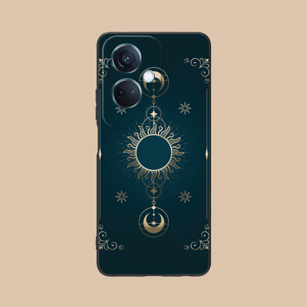 Чехол для мобильного телефона Солнце Луна для OPPO Find X9 X8 X7 X6 X5 X3 X2 Plus s Pro Ultra Lite Красочная Печать Чехол Роскошный Красивый