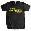 Новая футболка черные топы для унисекс Faketaxi TShirt IM The Fake Taxi Driver Дизайн, вдохновленный водителем Fake Taxi Хлопковая футболка для мальчиков