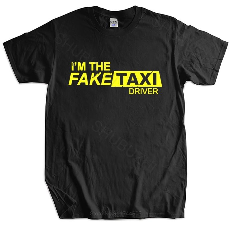 Новая футболка Черные топы для унисекс Faketaxi Футболка IM Дизайн, вдохновленный Fake Taxi Driver Футболка из хлопка для мальчиков