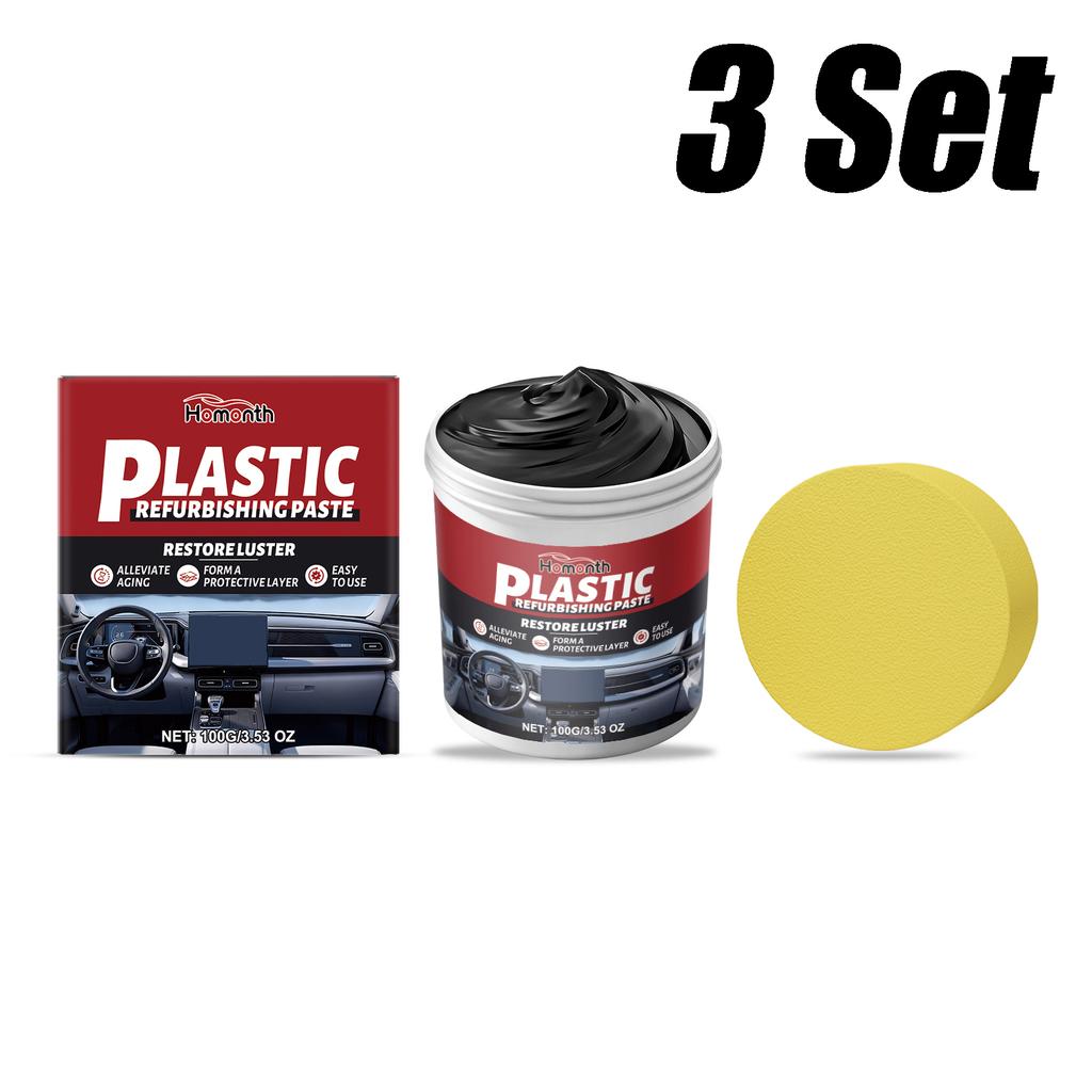 Car Universal Leather and Plastic Repair Polishing Wax Car Interior Maintenance Refurbishment Car Plastic Care Repair Agent Set