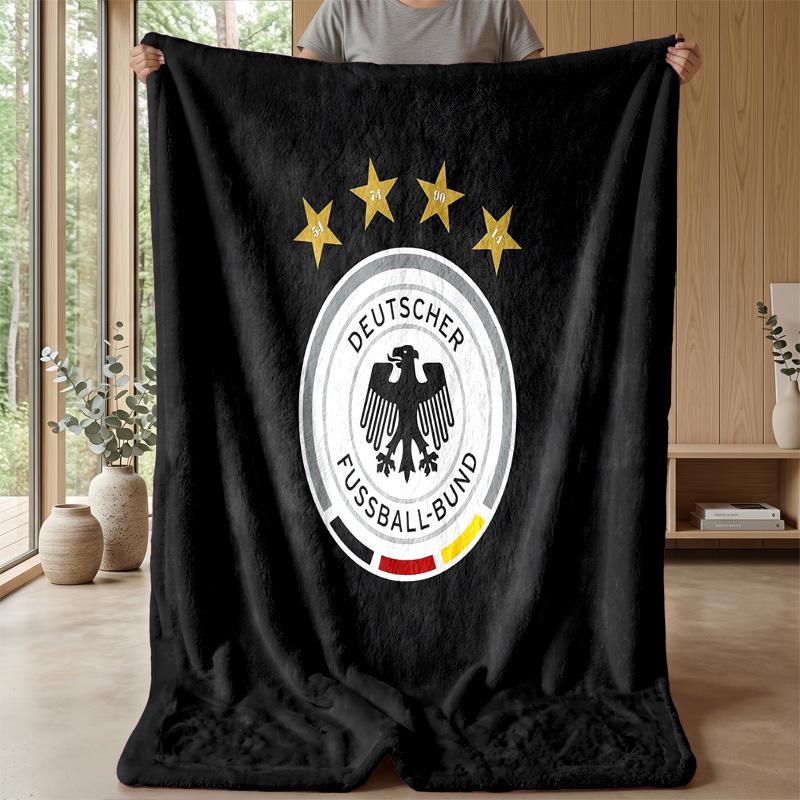 Germany national football team Theme blanket Soft Flannel Blanket Plush Throw Blanket Cozy Sofa Bed Blanket for Home Decor