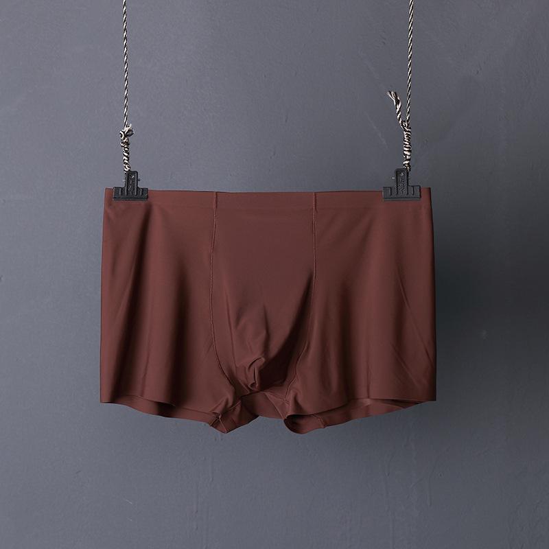 Vogue L-XXXL антибактериальные 3D спандекс популярные 1 шт роскошные боксеры бесшовные ледяной шелк высокое качество горячая распродажа нижнее белье шорты мужские