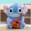 Cute Stitch Christmas And Musical Instrument Series Plush Doll Children Toy For Kids Holiday Gifts