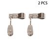 2Pcs Heavy Duty 304 Stainless Steel Pulley & Clamps For Shade Sail Installation Outdoor Garden Sun Shade Pipe Clips Hardware
