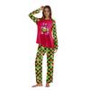 Комплект из топа и брюк с рождественскими принтами для всей семьи Одинаковые комплекты для всей семьи