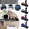 Car Back Seat Hook W/ Phone Holder & Bracket - 360. Mobile Headrest Multi-functional Seat Car H P5I6