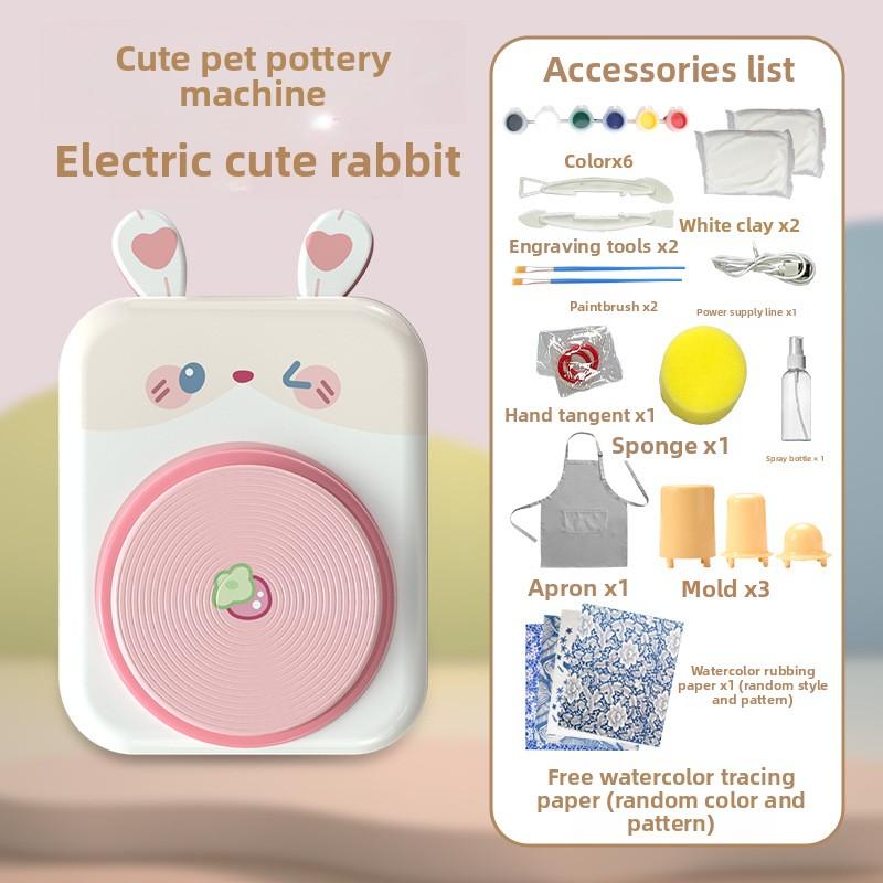 Электрическая машина для лепки из глины DIY Инструмент для ручной работы Материал из мягкой глины Развивающая игрушка Симпатичный питомец Электрическая глина для детей Подарок
