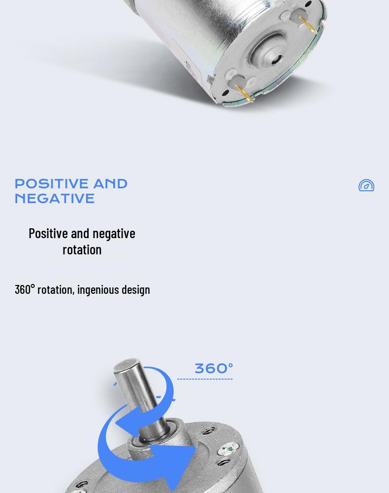 Мини Регулируемый по скорости DC Мотор-редуктор с эксцентриковым валом, Мотор 520 12В/24В
