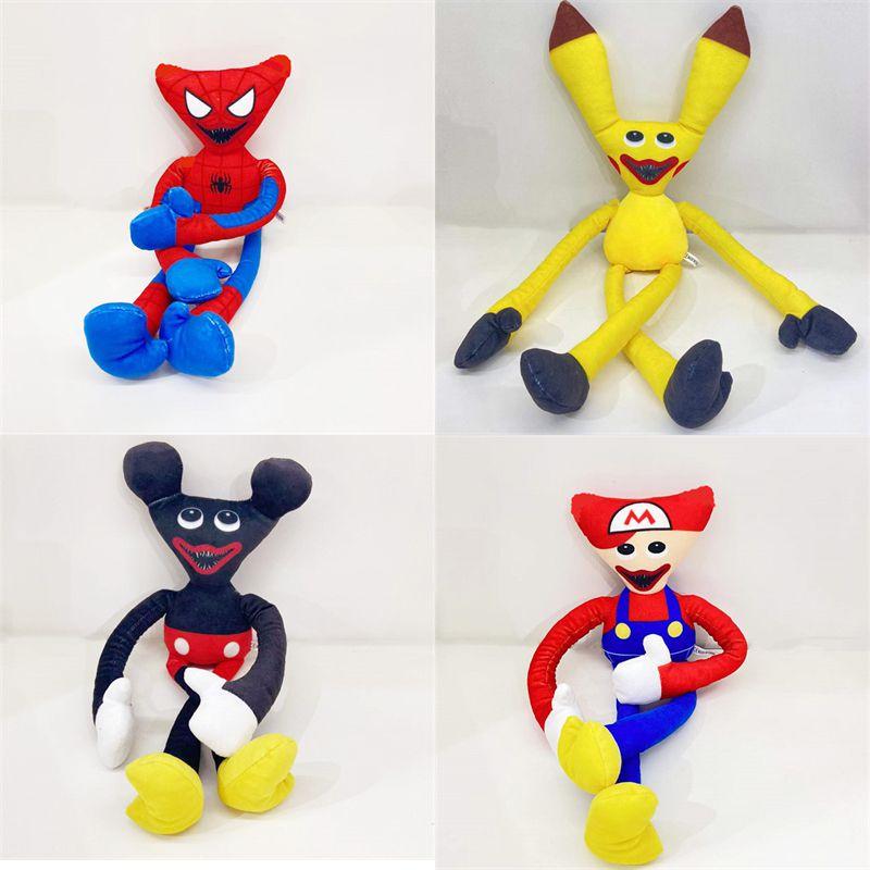 Highly Restored Character Prototypes Poppy Playtime Huggy Wuggy Plush Cos Spiderman Mickey Mouse And Mario