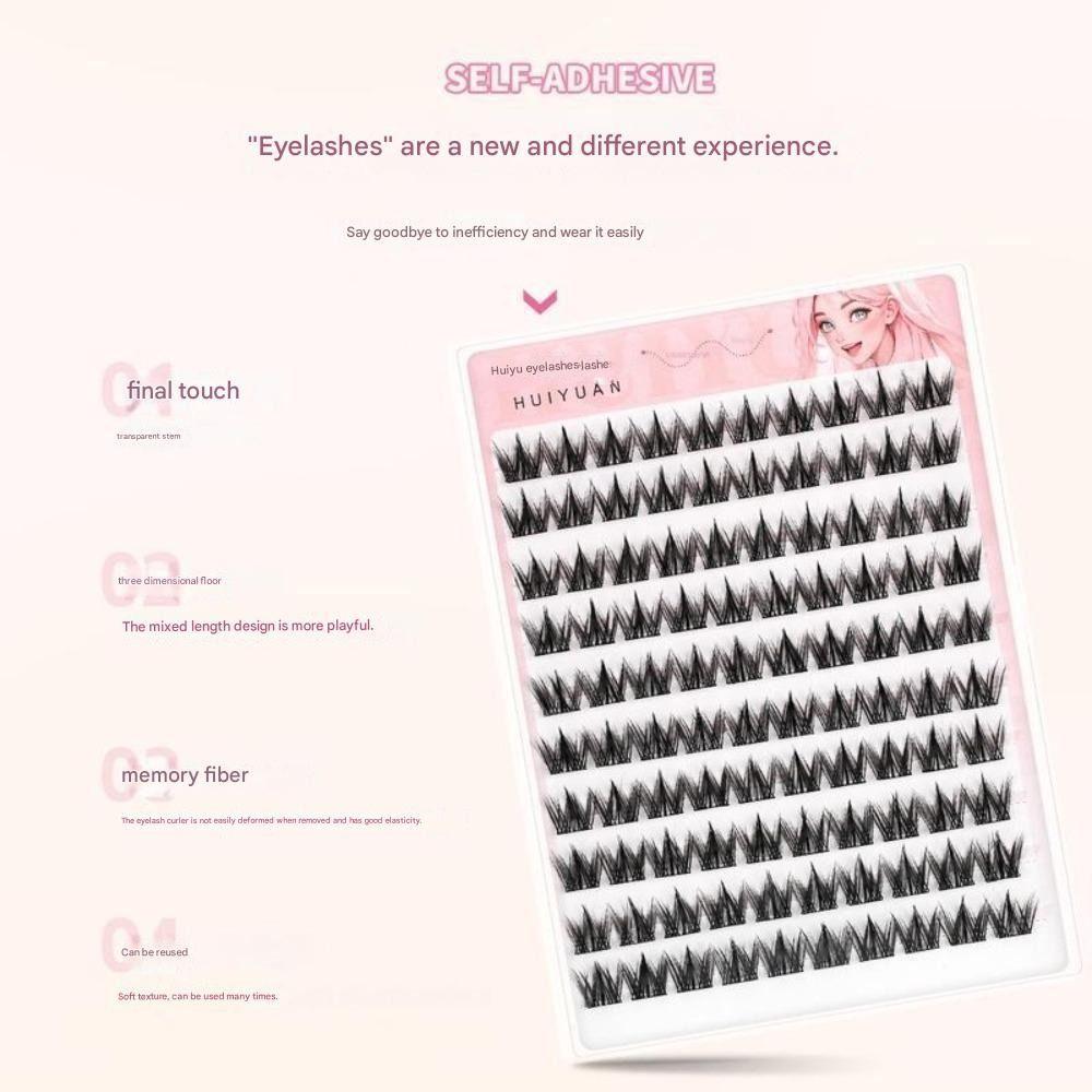 Накладные ресницы без клея 5D Trilogy Подсолнух Инструменты для макияжа Многоразовые ресницы Макияж