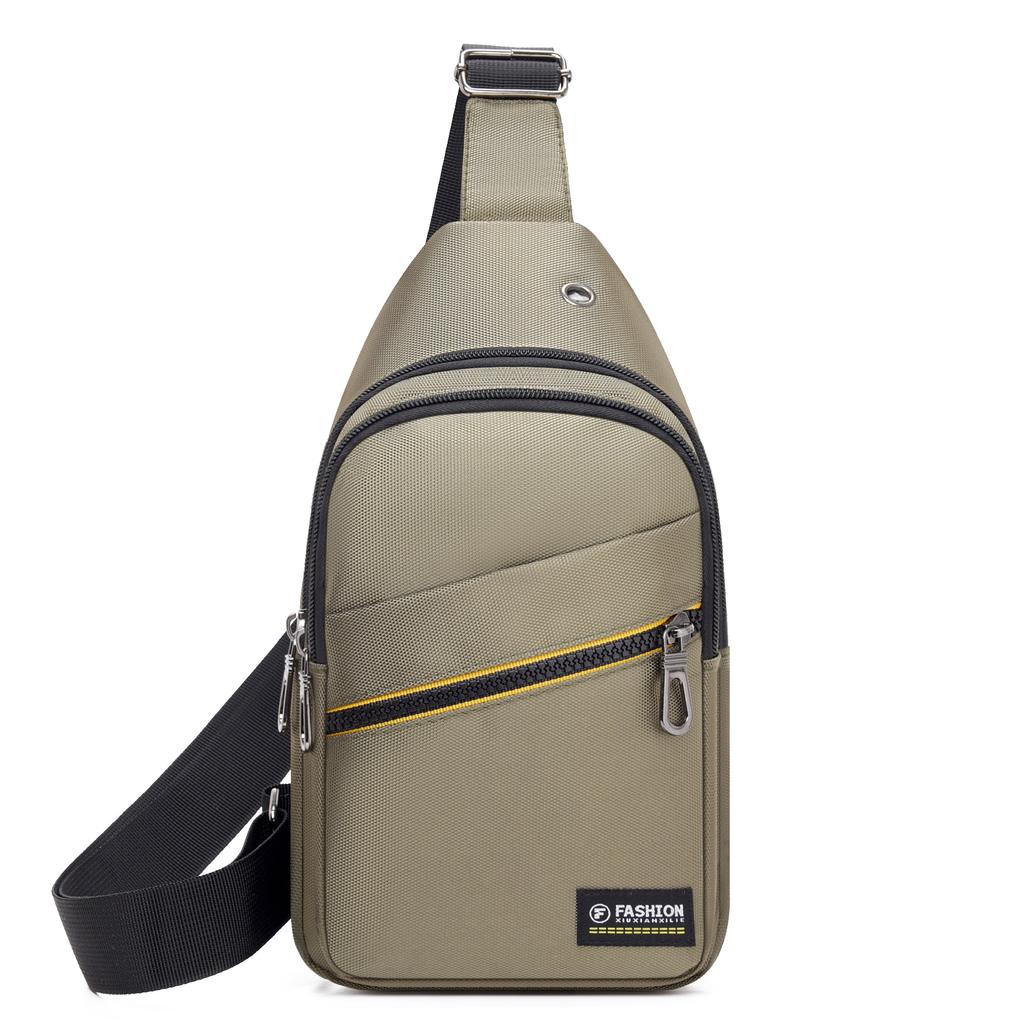 Нагрудная сумка, модная новая однотонная мужская нагрудная сумка, уличная повседневная модная сумка через плечо на одно плечо