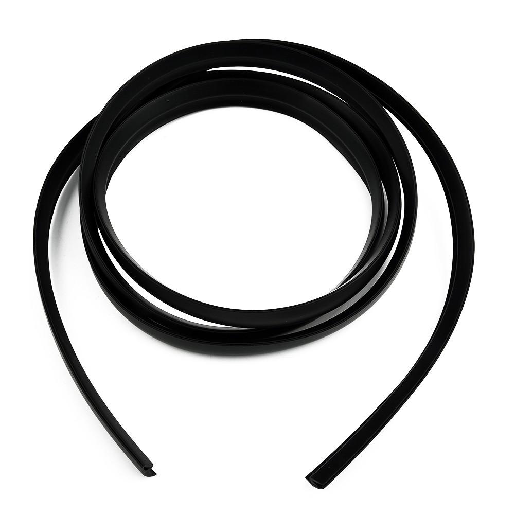 2m Seal Strip Trim For Car Front Windshield Sunroof Weatherstrip Rubber-Black