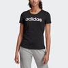 Adidas Футболка с коротким рукавом и круглым вырезом, с логотипом, повседневная, женская, черная EI4569