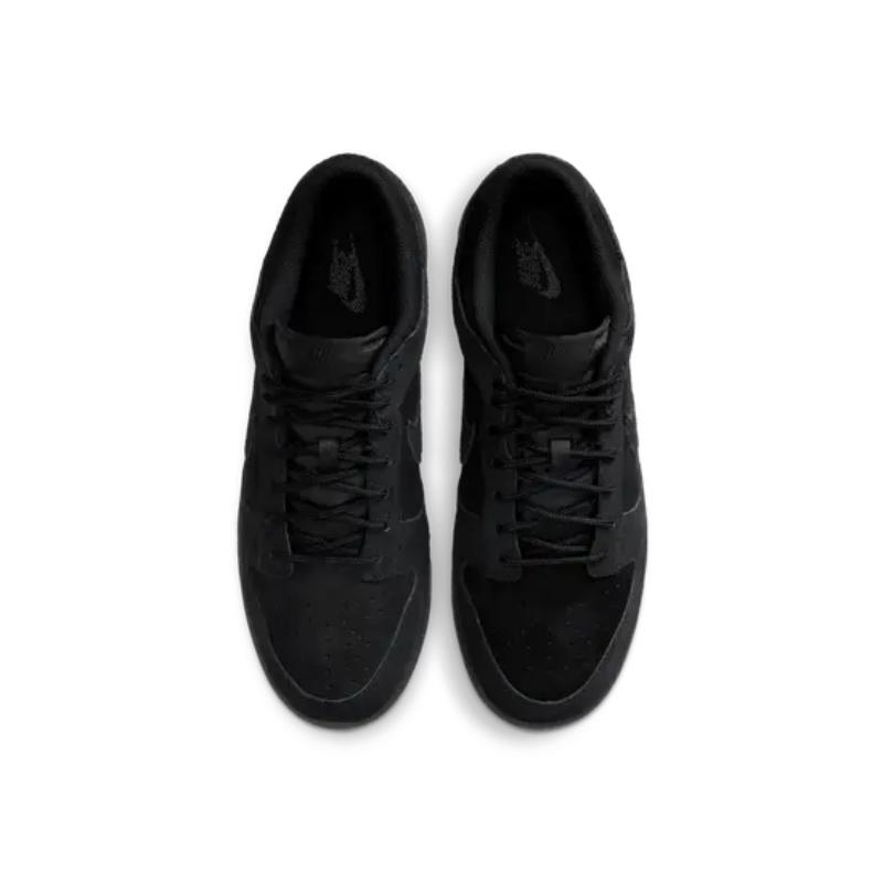 Nike Кроссовки Dunk Leather Cushioning Низкие Скейтбордические Унисекс Черные IB6651-001