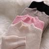 Kids Sweater 100% Merino Wool Turtleneck Children Winter Thick Wool Knitted Pullover Soft Warm Autumn Jumper Knit Tops Long Sleeve