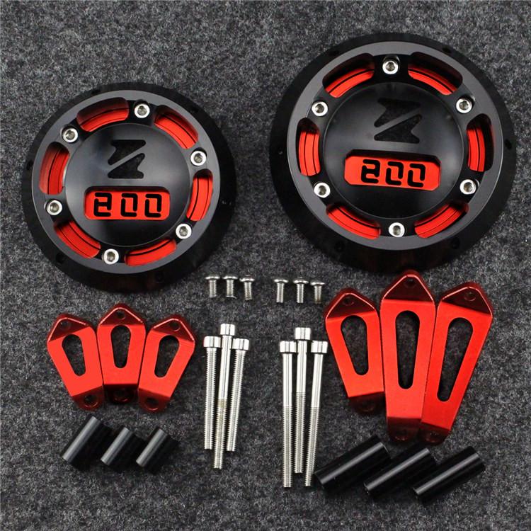 Для KAWASAKI Z800 крышка статора двигателя левая и правая боковая защита для Kawasaki Z800 2013- защитные крышки двигателя