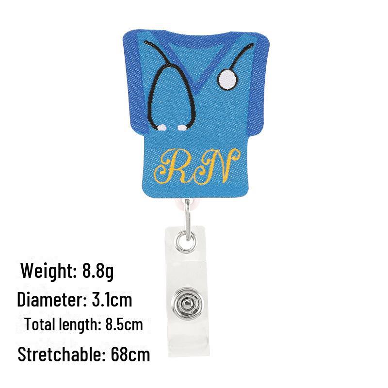 Вышитый бейдж и нашивка на одежду - легко вытягиваемая пряжка для врачей и медсестер