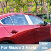 Для Mazda 3 Axela нержавеющая сталь автомобильная оконная стойка крышка полоса отделка наклейка аксессуары Стайлинг автомобиля