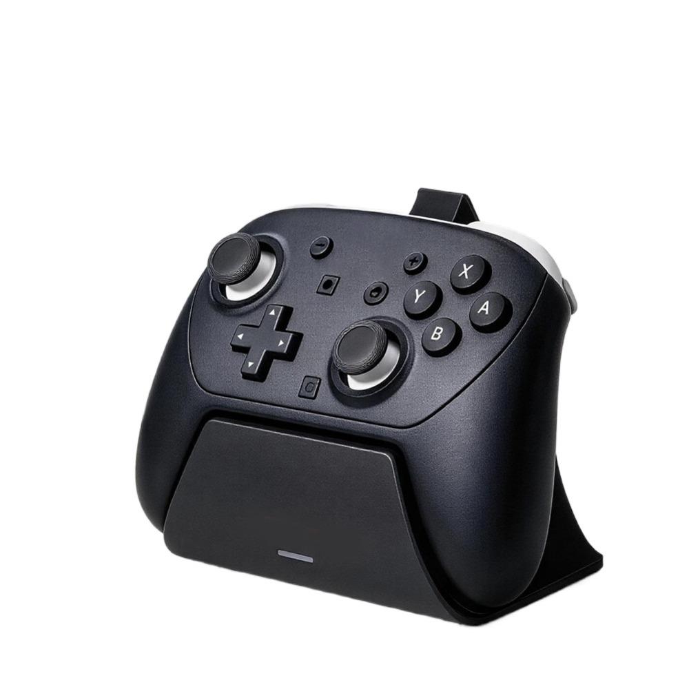 Зарядная станция для контроллеров, совместимая с контроллерами Switch 2 Pro, Стенд для зарядки, Быстрая зарядка, Светодиодный индикатор и адаптер