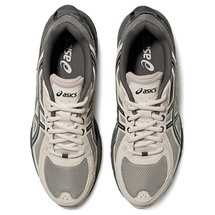 Asics Кроссовки для бега Gel-Venture 6 с амортизацией, дышащие, с возвратом энергии, низкие, мужские, серо-зеленые с белым 1011B550-300