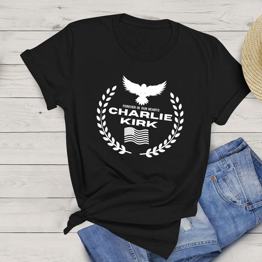 Women's Casual Printed T-Shirt Round Neck Pullover Short Sleeve Top