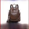 2024 Women's Genuine Leather Backpack - Fashionable, Large Capacity, Cowhide Messenger Bag
